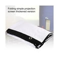 thumbnail image 1 of Écran de Projecteur H120C Design Épais Pliable Grand Zone de Visualisation 120 Pouces 16:9 Rideau de Projection Simple Durable pour Voyage-Blanc, 1 of 5