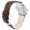 thumbnail image 4 of Seiko SNE529 Men's Solar Powered Stainless Steel Japanese Quartz Leather Calfskin Strap Watch, Brown, 4 of 9