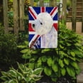 thumbnail image 2 of Carolines Treasures LH9467GF Westie with English Union Jack British Flag Garden Flag Garden Size multicolor, 2 of 2