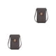 thumbnail image 4 of Jumpingount Bolsa de teléfono Bolsa de hombro para teléfono móvil Monedero portátil Compartimentos de color sólido Organizador de Gris oscuro 2piezas, 4 of 6