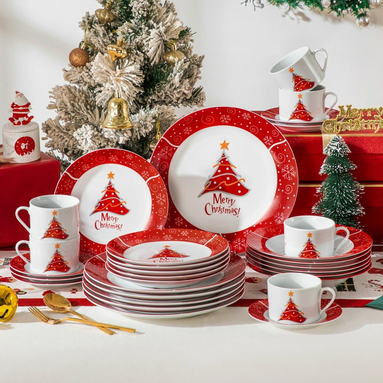 Christmas Crockery Christmas Dinner Service English Santa Dinner