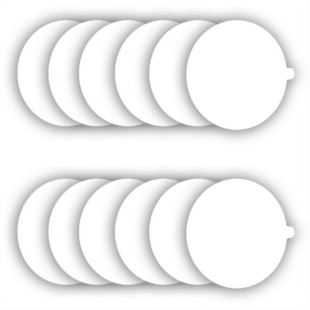 Fleas Trap Refill Discs Replacement Glue Boards 12 Pack, 7.1 Inches Fits Most Models Sticky Dome Bed Bug Traps