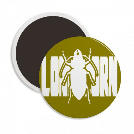 

Insect Harm Phobia Longicorn Round Ceracs Fridge Magnet Keepsake Decoration