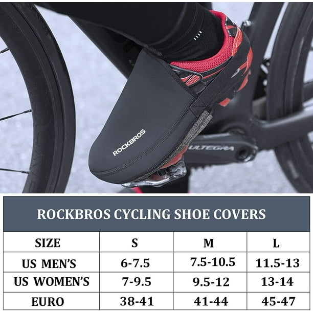 ZMLEVE Cycling Shoe Toe Covers Cold Weather Bike Overshoes Thermal Bicycle Shoe Toe Protector Cover Kevlar for Men Women