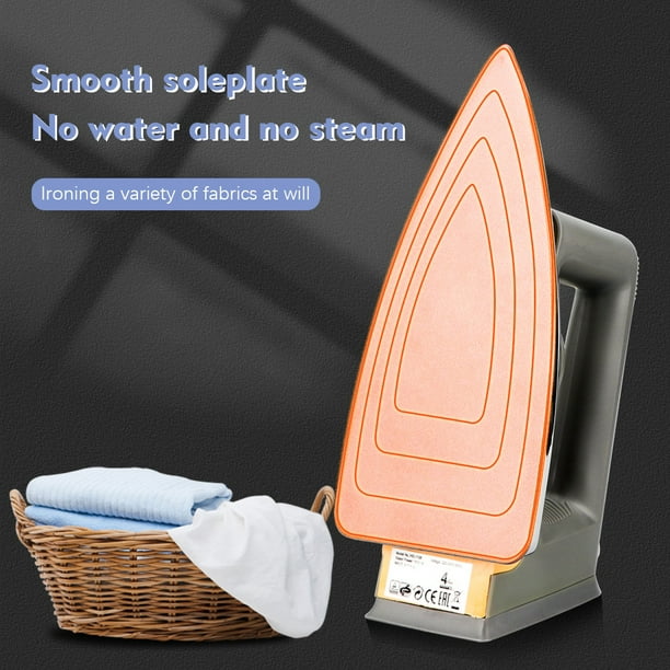SHENMO 1 piece Home old fashioned dry ironing iron without adding water without steam ironing ironing drill sticker wood veneer electric iron