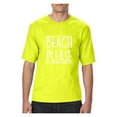 thumbnail image 1 of "Mens and Big Mens Beach Please T-Shirt, up to size 3XLT", 1 of 5