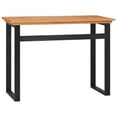 thumbnail image 3 of vidaXL Bureau 100x45x75 cm Bois de Teck Massif, 3 of 5