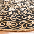 thumbnail image 4 of Safavieh Chelsea Aragon Oriental Wool Area Rug, Black, 4' x 4' Round, 4 of 12