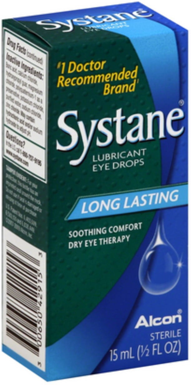 Systane Lubricant Eye Drops 15 mL (Pack of 2)