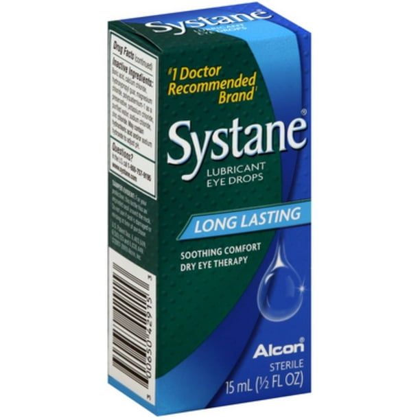 Systane Lubricant Eye Drops 15 mL (Pack of 2)