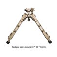 thumbnail image 1 of Cámara de aleación de aluminio Trípode de una pieza Soportes de soporte de dos patas (Oro) Likrtyny Para estrenar, 1 of 8