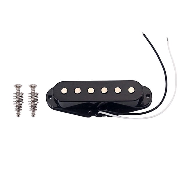 Pastilla de Guitarra de Bobina Simple Posición Del Puente Pastillas de Guitarra Eléctrica de 52 Mm kusrkot Pastillas de guitarra eléctrica