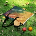 thumbnail image 5 of Colorful Tie Dye Vortex Waterproof Picnic Blanket with Foldable Zipper, Suitable for Outdoor Use, Suitable for Travel, Camping, Beaches, Parks, Grasslands, Picnic Blanket Accessories, 5 of 7
