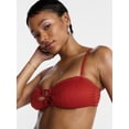 thumbnail image 6 of Hot Girl Summer by Megan Thee Stallion Women's and Women's Plus Summer Stallion Kini Crochet Bandeau Bikini Top, Sizes XS-3X, 6 of 7