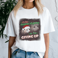 thumbnail image 2 of ItS The Season Of Giving So IM Giving Up Holiday Possum Version,Meme Tee, Trending Tshirt, Raccoon Shirt, Funny Friend Gift, 2 of 5