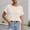 Beige, variant on Women's Indian Block Print Graphic Tee Crew Neck Short Sleeve Regular Fit Casual Lightweight Summer Top