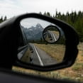 thumbnail image 3 of 1 Pair Blind Spot Mirrors Round Glass Convex 360° Wide Angle Side Rear View Mirror With Suction Cup For Cars Suv And Trucks Black, 3 of 9