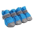 thumbnail image 1 of 4 Piezas Perro Mascota Botas Transpirables Cachorro Al Aire Libre Cálido Antideslizante Zapatos Azul L SM SunniMix Zapatos de cachorro de perro de mascota, 1 of 8