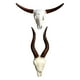 thumbnail image 1 of Escultura de pared de cabeza de animal, escultura de pared de animal falso, arte colgante, cabeza de animal toro y oveja, 1 of 9
