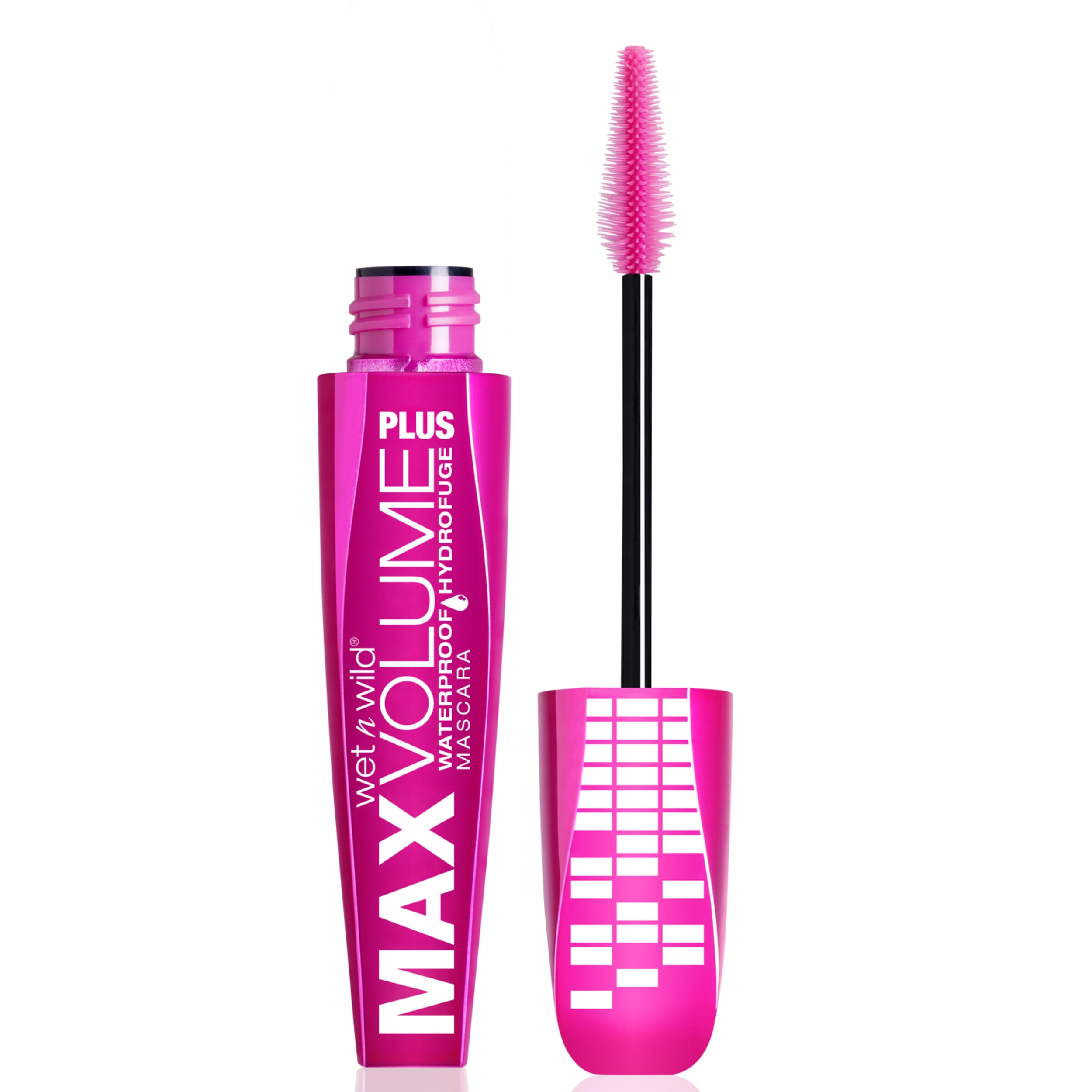 wet n wild Max Volume Plus Waterproof Mascara, Amp'd Black - Walmart.com