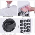 thumbnail image 1 of Hucha Hucha y Hucha electrónica para cajeros automáticos Bonita Hucha con Mini Banco de Monedas Banco de Ahorro automático para Dinero Real Unbranded BBB00146, 1 of 8