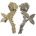 thumbnail image 1 of 2pcs en Métal Rose Griffe Clip Coiffure Cheveux à la Mode Catch Clamp Coiffure, 1 of 8
