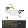 thumbnail image 5 of Verres de Protection, Lentilles PC Transparentes, Normes EN 166 & 170, Verres Anti-Buée, Résistants aux Rayures - Produits Chimiques, Protection Anti-UV400, Légers, 5 of 5