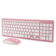 thumbnail image 3 of OTVIAP Wireless Ergonomic Keyboard & Mouse Combo with Accessories, Pink, 3 of 8