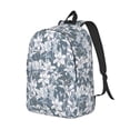 thumbnail image 2 of Balery Lilies Flowers Vintage Canvas Backpack for Men and Women - Large Capacity, Durable Travel Laptop Bag for School, Work, Hiking, and Outdoor Activities, 2 of 7