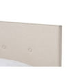 thumbnail image 4 of Baxton Studio Hampton Modern and Contemporary Light Beige Fabric Upholstered King Size Bed, 4 of 7