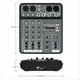 thumbnail image 4 of Mezclador de Audio de 4 Canales con Alimentación Fantasma de 48 V, Mezclador de Sonido de Estudio USB, Consola de DJ con Bluetooth para Karaoke., 4 of 7