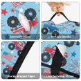thumbnail image 6 of Monster Cartoon Truck Blue Pattern Teens Toddler Nap Mat with Pillow, Sleeping Mat Bag for Preschool Daycare 59"x22", 6 of 6