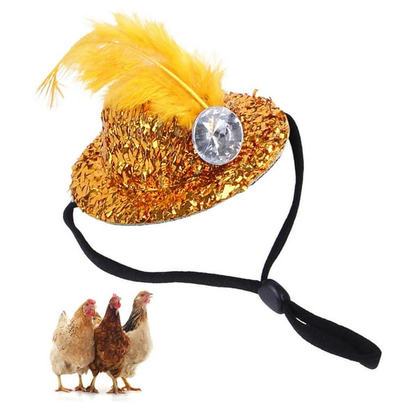 Chicken Hats For Hens Tiny Pet Hat Funny Chicken Hats For Hens Tiny Pets Rooster Duck Small Animal Show Costume Funny Chicken Accessorie well-liked