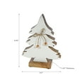 thumbnail image 3 of Wood Carved Frosted Tree With Tie (Small), 3 of 3