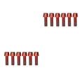 thumbnail image 2 of ziyahi Lot de 6 Vis de Potence de Vélo en Acier Inoxydable Ressorts Hexagonaux Pièces de Rechange Rouge M6 2Ensemble, 2 of 6