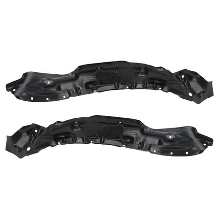 TRQ Front Inner Fender Liner Set Fits Select 2001-2004 Toyota Tacoma TO1248117 TO1249117
