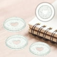 thumbnail image 6 of heka 50Pcs Heart Discbound Expansion Discs for DIY Mini Notebooks and Planners, 6 of 6