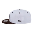 thumbnail image 7 of Men's New Era White/Brown San Diego Padres 9FIFTY Snapback Hat, 7 of 7