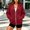 Red, variant on WQNVRNR Womens Zip Up Hoodie Sweatshirt Long Sleeve Fall Oversized Casual Hooded Jacket with Pockets White M