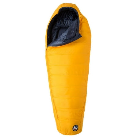 Big Agnes Lost Dog 30 Fireline Eco Sleeping Bag Color: Yellow/Navy Size: Long Zipper: Left