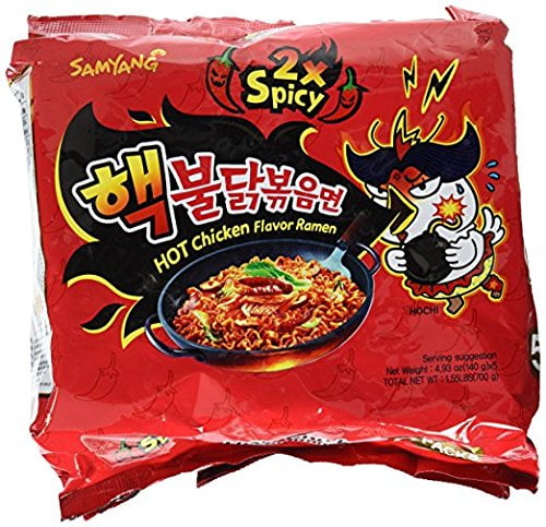 NineChef Bundle - Samyang 2X Spicy Hot Chicken Flavor Ramen 10Pack (140 g Each)+ 1 NineChef ChopStick