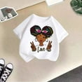 thumbnail image 4 of Zecgelong T-Shirt Décontracté à Manches Courtes et Col Rond pour Filles, Imprimé Dessin Animé, Taille 2-4 Ans, 4 of 4