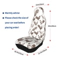 thumbnail image 4 of Yiaed Chickens Print Car Seat Covers,Universal Auto Seats Protector Fits for Car,SUV Sedan,Truck,Automotive Seat Covers & Accessories(Two packs), 4 of 7