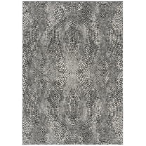 SAFAVIEH Lurex Gorden Abstract Dots Area Rug, Black/Light Grey, 5'3" x 7'6"
