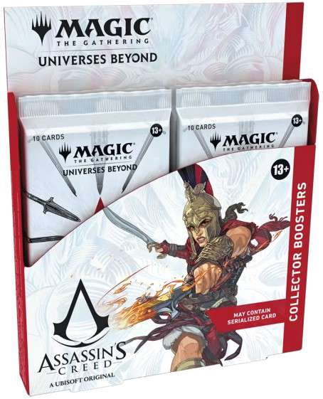 Magic: The Gathering - Assassin’s Creed Collector Booster Box | 12 Collector Boosters (10 Cards in Each Pack) | Collectible Trading Card Game for Ages 13+