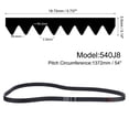 thumbnail image 2 of 2pcs 540J8 PJ V-Ribbed Belt 8 Ribs 54" Length x 0.74" Width x 0.14" Height, EPDM Rubber Poly V Belt, 2 of 5