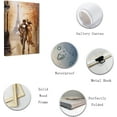 thumbnail image 2 of ZHONGYUTONG Paris Couple Wall Art Couple Walking on the Street Paintings Romantic Canvas Prints for Girls Bedroom Room Decor Ready to Hang (16.00" x 24.00"), 2 of 5