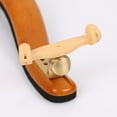 thumbnail image 1 of RENACLIPY 2Pcs Violin Shoulder Rest Light Brown Abs Silicone Comfortable Playing Support For Violin 5.20X1.30X0.55In, 1 of 8