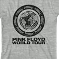 thumbnail image 2 of Pink Floyd World Tour Earth & Planes Crew Neck Short Sleeve Athletic Heather Boy's T-shirt
-Large, 2 of 4