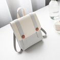 thumbnail image 1 of Mochila pequeña de cuero PU para niñas adolescentes, bolso de hombro con cremallera, Mini mochila escolar para mujer Fivean unisex, 1 of 2